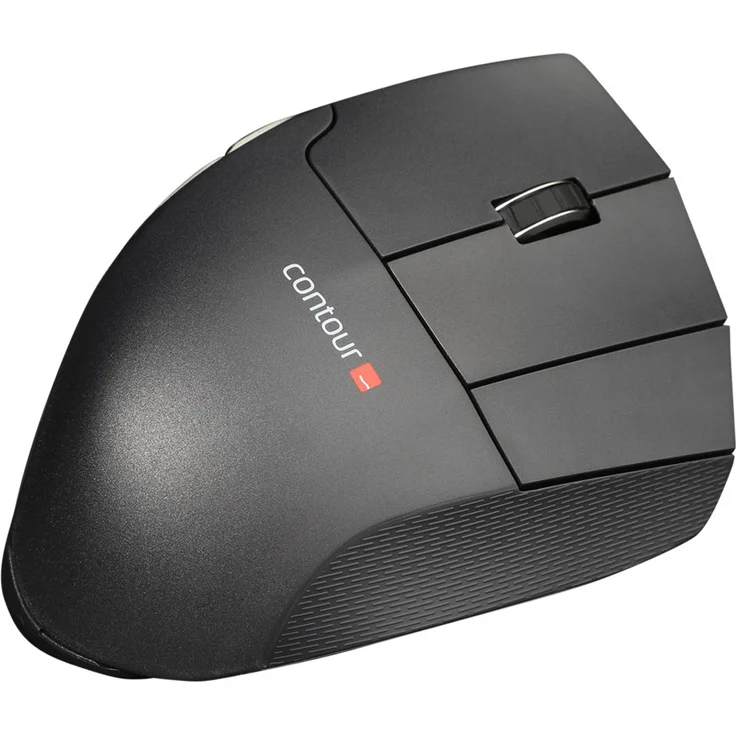 Contour Design Wired unimouse 2800DPI rechts schwarz – Maus (rechts, 2800 DPI, 453 g, Schwarz) – Bild 4