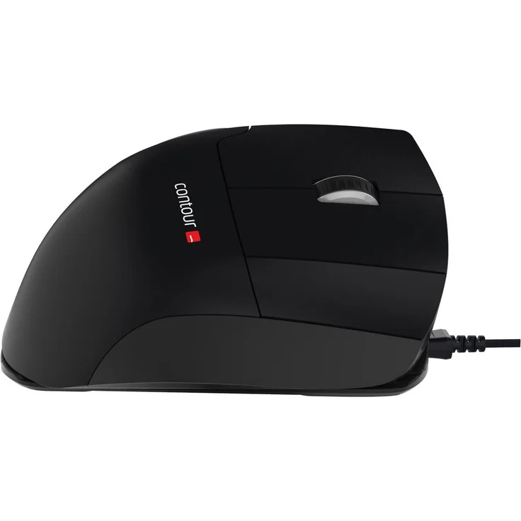 Contour Design Wired unimouse 2800DPI rechts schwarz – Maus (rechts, 2800 DPI, 453 g, Schwarz) – Bild 3