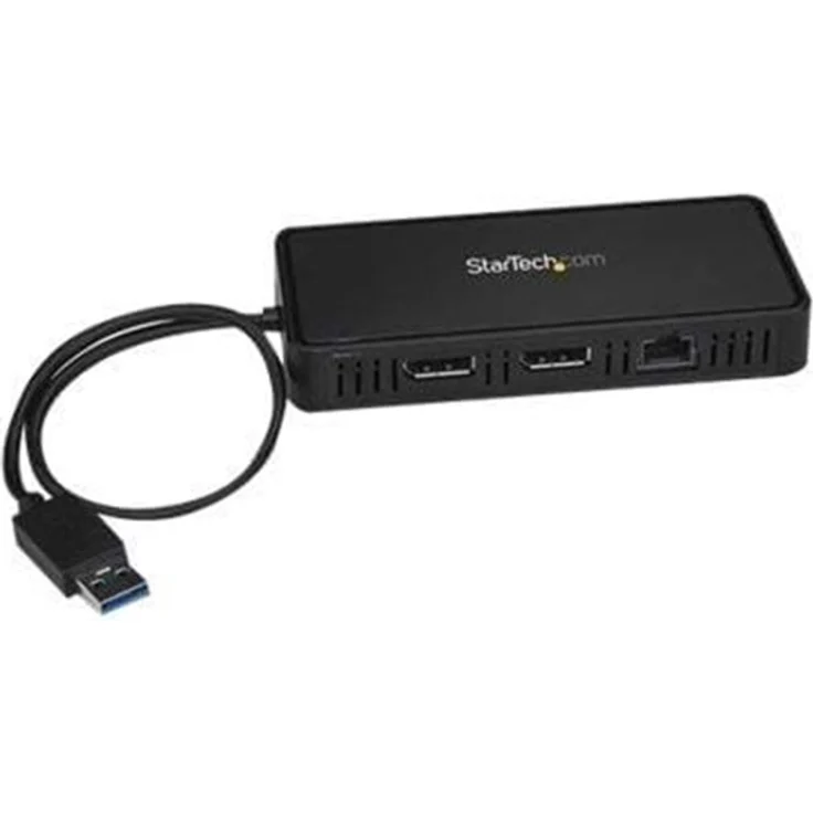 StarTech.com USB auf Dual DisplayPort - Mini Dock - Mac und Windows - Dual 4K 60Hz - GbE - DisplayPort Hub - Dual Monitor Dockingstation – Bild 3