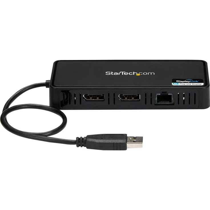 StarTech.com USB auf Dual DisplayPort - Mini Dock - Mac und Windows - Dual 4K 60Hz - GbE - DisplayPort Hub - Dual Monitor Dockingstation – Bild 5