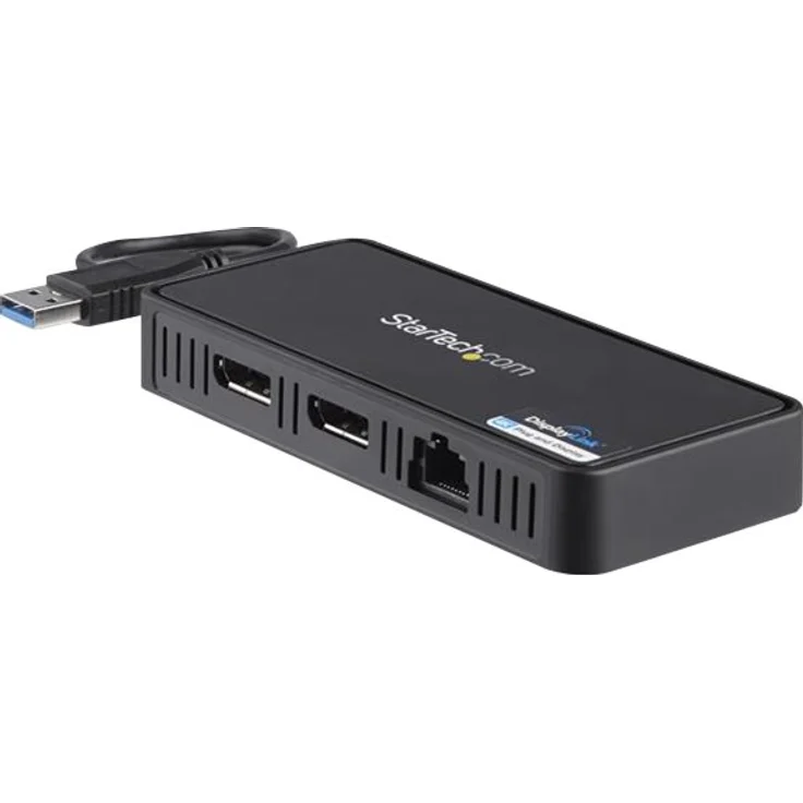 StarTech.com USB auf Dual DisplayPort - Mini Dock - Mac und Windows - Dual 4K 60Hz - GbE - DisplayPort Hub - Dual Monitor Dockingstation – Bild 2