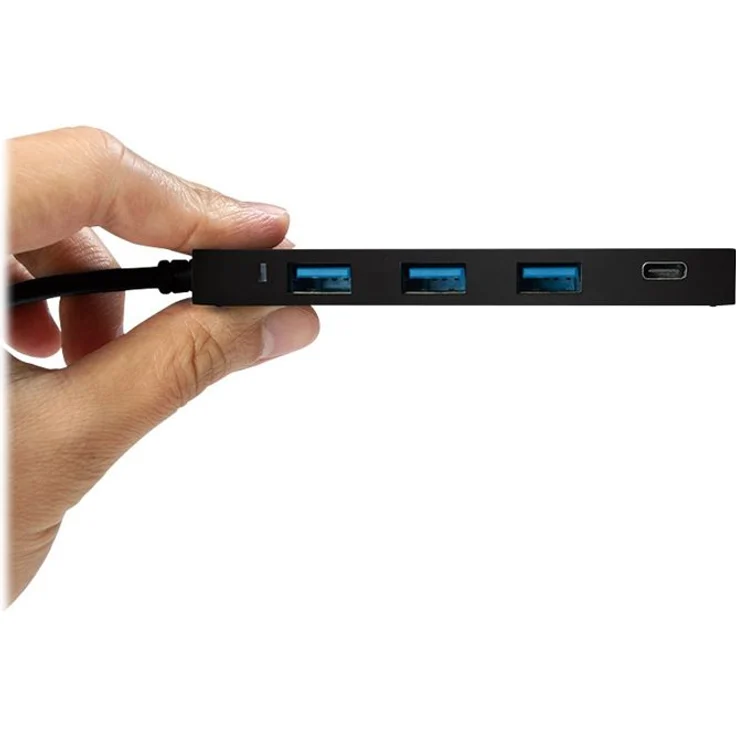 LogiLink UA0311 Slim USB 3.1-3.0 Hub für PC-Laptop Schwarz – Bild 5
