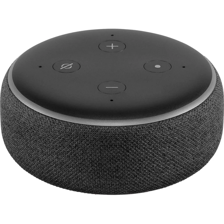 Amazon Echo Dot (3. Generation) Intelligenter Lautsprecher mit Alexa, Anthrazit Stoff – Bild 4