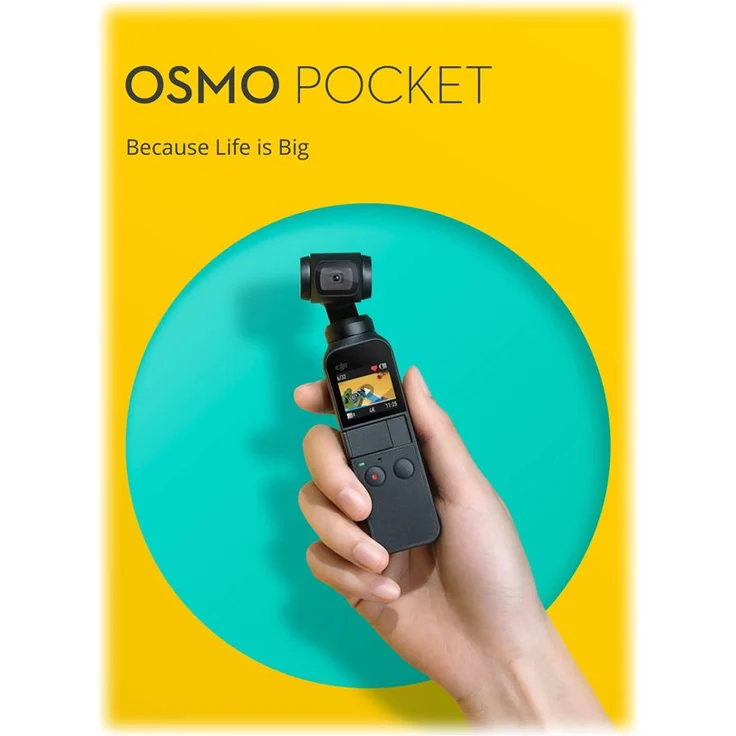 DJI Osmo Pocket, 3-Achsen Gimbal-Bildstabilisierung (1/2.3 Zoll Sensor mit 80° Sichtfeld und F2.0 Blende, Videoaufnahmen mit bis zu 4K Ultra HD bei 60 fps und 100 Mbit-s) – Bild 5