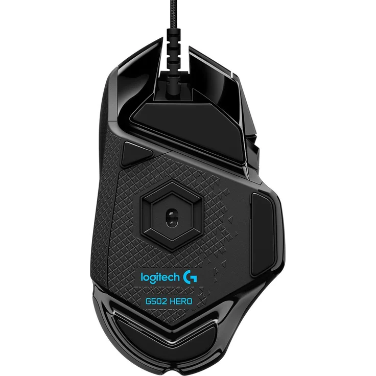 Logitech G502 Hero High-Performance Gaming Maus, Hero 16000 DPI Optischer Sensor, RGB-Beleuchtung, Gewichtstuning, 11 Programmierbare Tasten, Benutzerdefinierte Spielprofile, EU Version, Schwarz – Bild 5