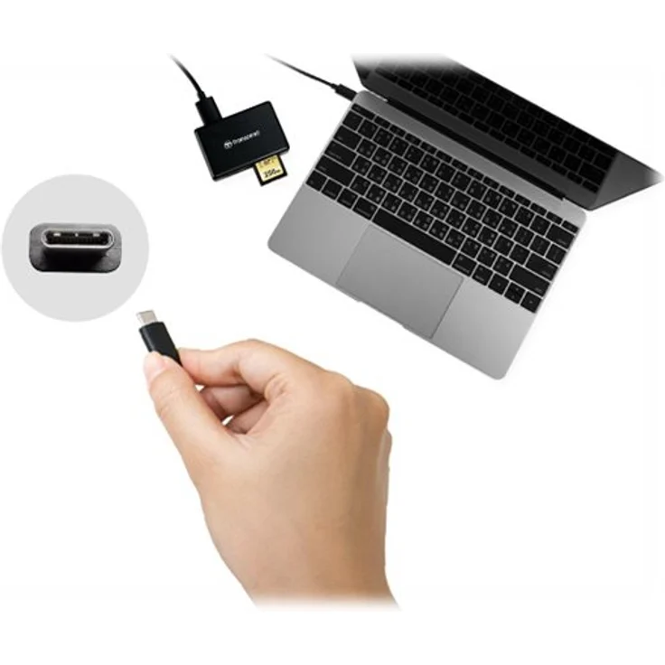 Transcend USB 3.1 Gen 1 USB Type-C Multifunktionskartenleser TS-RDC8K2 – Bild 7