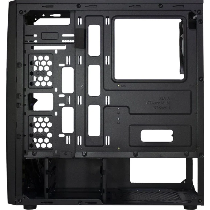 Inter-Tech 88881309 - Computer-Gehäuse (ITX-Tower, PC, Schwarz, ATX,ITX,uATX, Heimbüro, Blau) – Bild 9