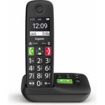 Gigaset E290A - Schnurloses Senioren-Telefon mit Anrufbeantworter und großen Tasten - großes Display, Zielwahltasten für wichtige Nummern, Verstärker-Funktion für extra lautes Hören, schwarz