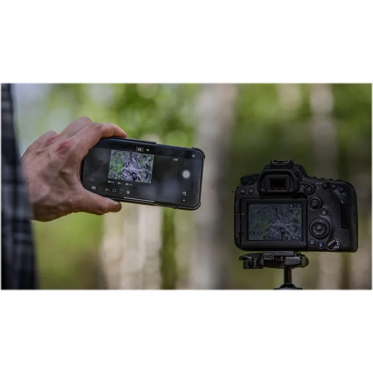 Canon EOS 90D Spiegelreflexkamera (32,5 Megapixel, 7,7 cm (3 Zoll), Bluetooth, Vari-Angle Touch Display, APS-C Sensor, 4K, Full-HD, DIGIC 8, WLAN) Gehäuse Body schwarz – Bild 3