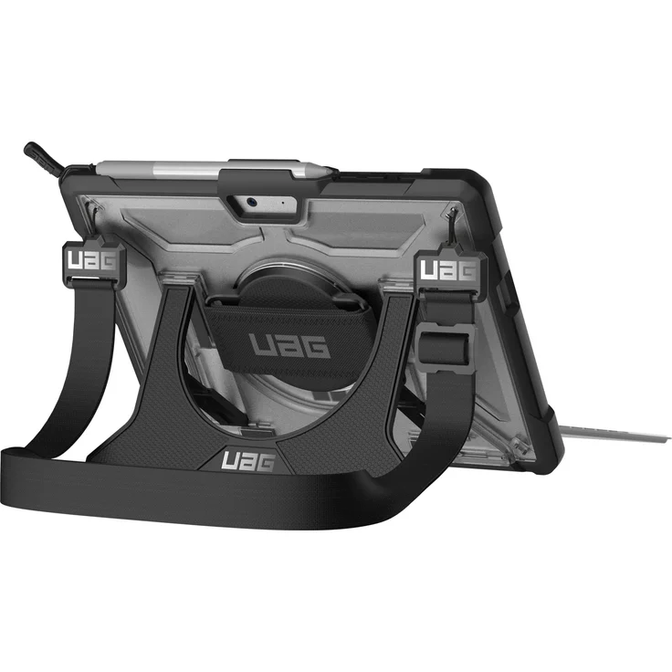 Urban Armor Gear Plasma Schutzhülle nach US-Militärstandard für Microsoft Surface Go- transparent [Handschlaufe I Type Cover kompatibel I Standfunktion I Verstärkte Ecken I Sturzfest] - 321073114343 – Bild 2