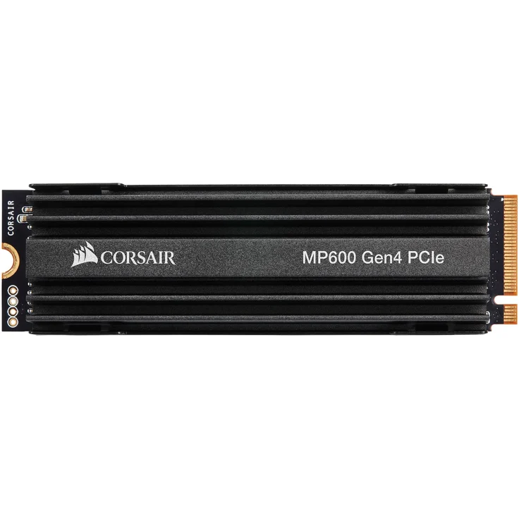 CORSAIR Force Series MP600 - Solid-State-Disk - 500 GB - intern - M.2 2280 - PCI Express 4.0 x4 (NVMe) - 256-Bit-AES - integrierter Kühlkörper (CSSD-F500GBMP600) – Bild 2