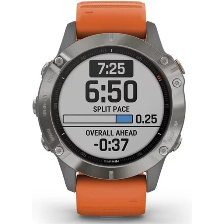 Garmin fēnix 6 Pro Sapphire Smartwatch GPS 47mm Orange – Bild 9