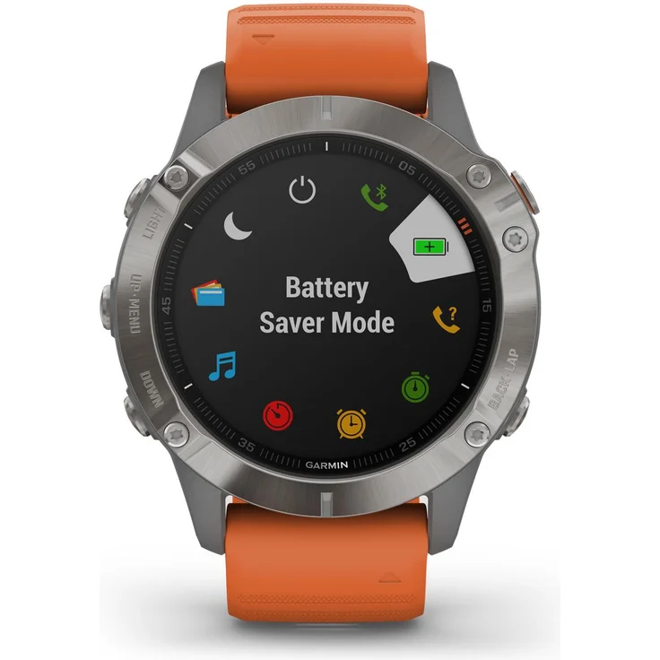 Garmin fēnix 6 Pro Sapphire Smartwatch GPS 47mm Orange – Bild 7