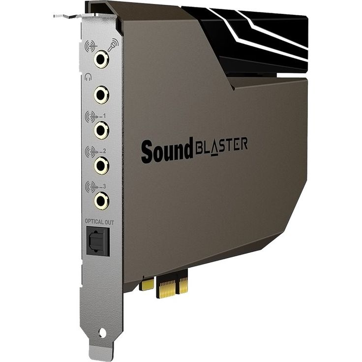 Sound Blaster AE-7 - Hochauflösende PCIe DAC- und Verstärker-Soundkarte mit diskretem Xamp-Kopfhörer-Doppelverstärker und Audio Control Modul (grau-schwarz) – Bild 7