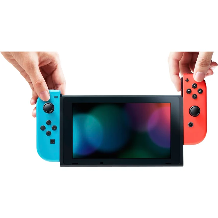 Nintendo Switch (2019) V2 Schwarz/Blau/Rot 32GB – Bild 12