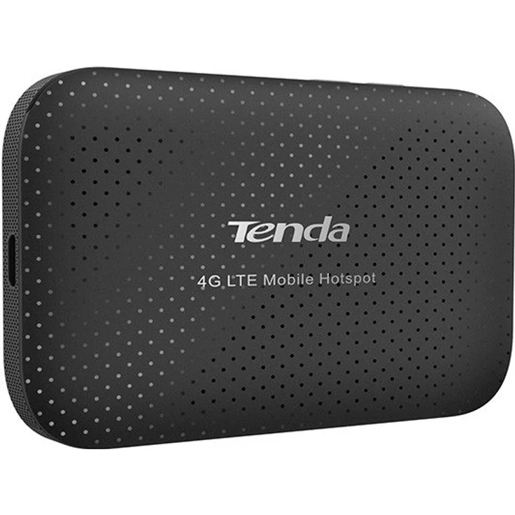 Tenda 4G185 Mobile Router Hotspot, tragbar, 4G-Router, WLAN, 150 MBps 4G LTE, Einzelband (2,4 GHz), Schwarz – Bild 3