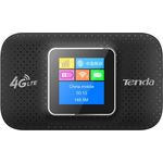 Tenda 4G185 Mobile Router Hotspot, tragbar, 4G-Router, WLAN, 150 MBps 4G LTE, Einzelband (2,4 GHz), Schwarz