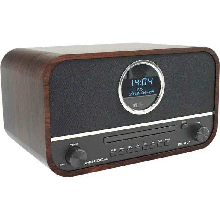 Albrecht DR 790 CD schwarz, Holz – Bild 8