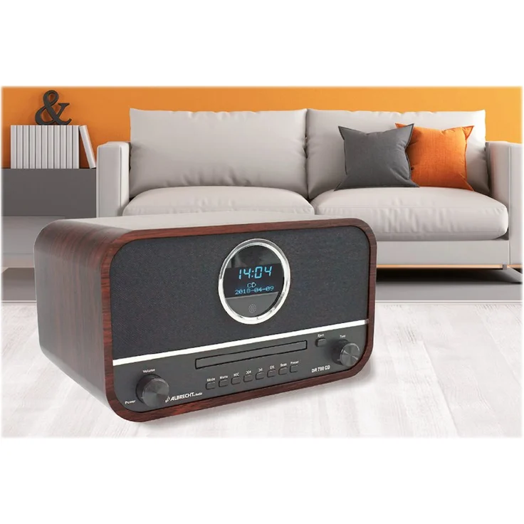 Albrecht DR 790 CD schwarz, Holz – Bild 7