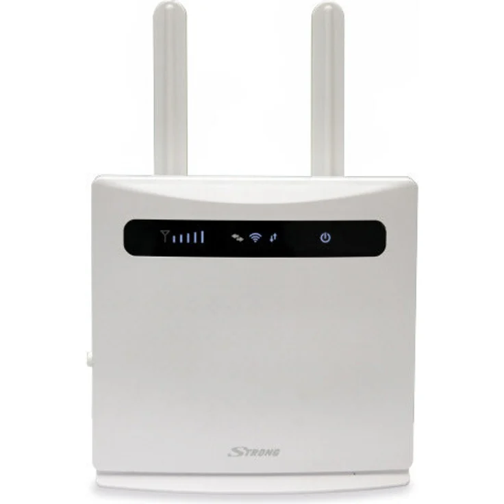 STRONG 4G LTE WLAN Router 300LTE bis 150 Mbit-S, 2.4 GHz WiFi 300 Mbit-S, 802.11b-g-N, 4X LAN Ports, 2X SIM Adapter Weiß – Bild 1