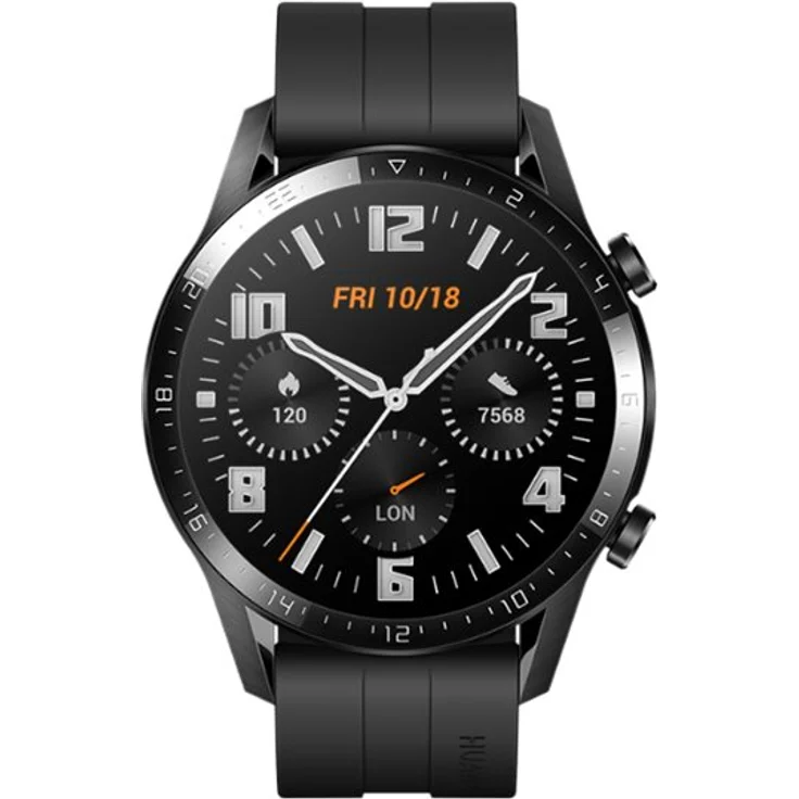 Huawei Watch GT2 Smartwatch GPS, Unisex, 46mm, Schwarz/Matte Black – Bild 9