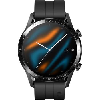 Huawei Watch GT2 Smartwatch GPS Unisex 46mm Schwarz Matte Black