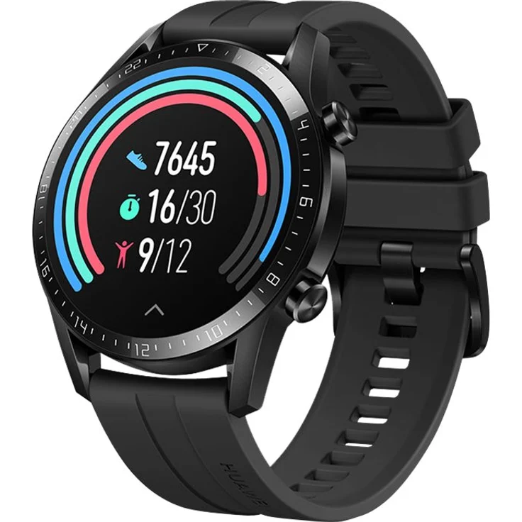 Huawei Watch GT2 Smartwatch GPS, Unisex, 42mm, Edelstahlgehäuse, Night Black – Bild 13