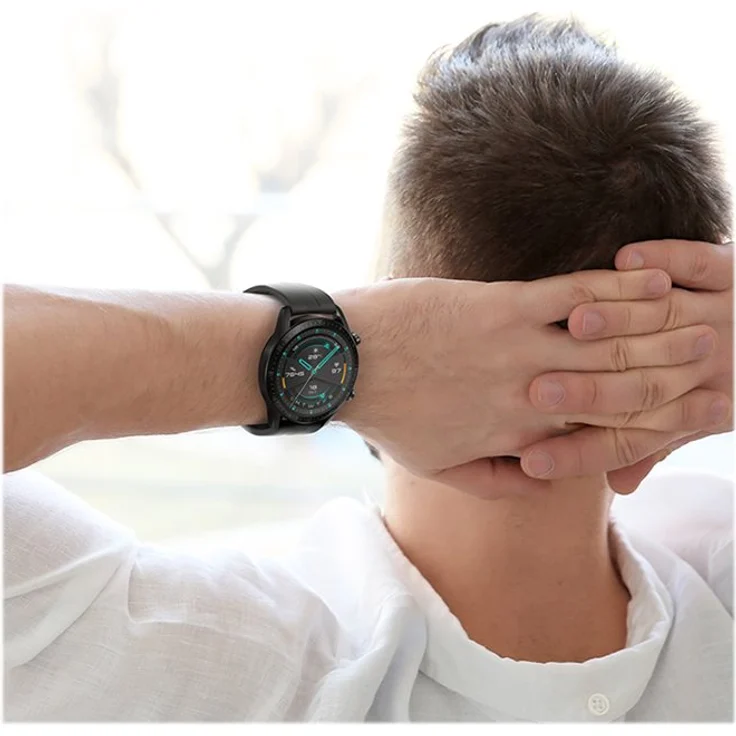 Huawei Watch GT2 Smartwatch GPS, Unisex, 42mm, Edelstahlgehäuse, Night Black – Bild 12