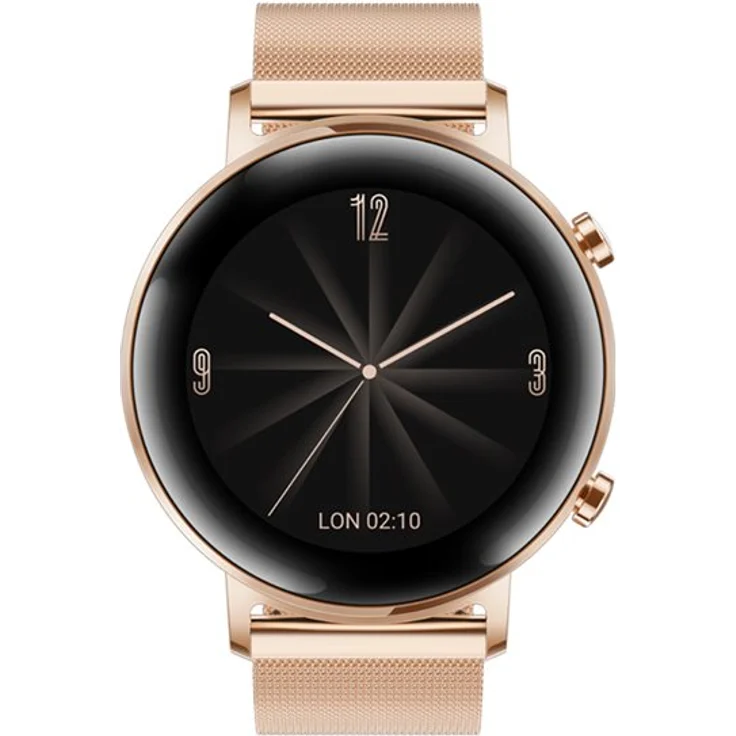 Huawei Watch GT2 Smartwatch GPS, Unisex, 42mm, Schwarz/Refined Gold – Bild 6