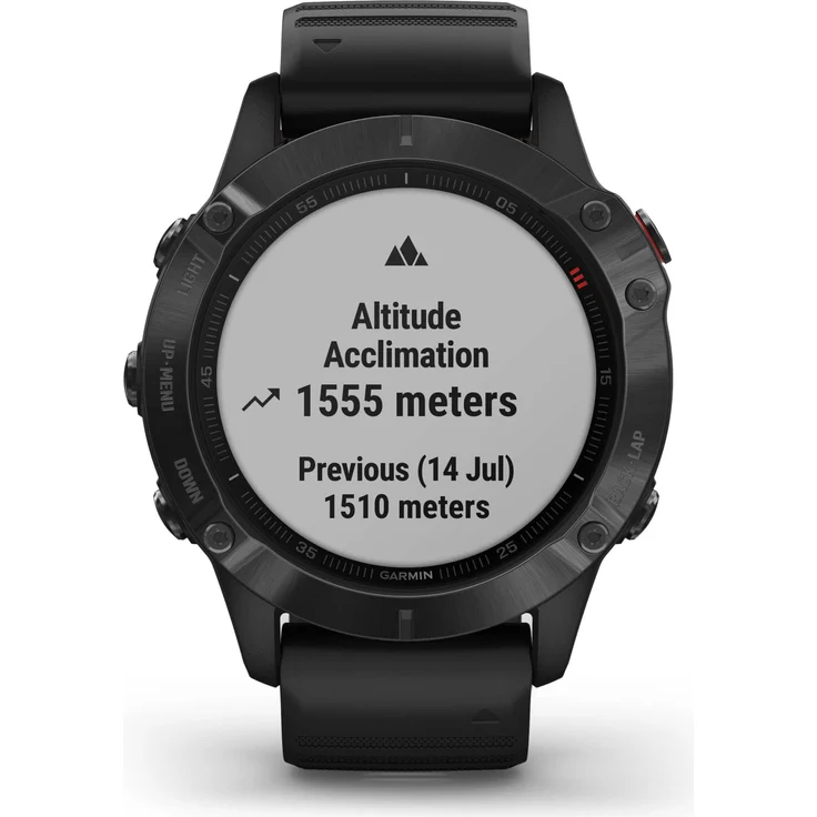 Garmin fēnix 6 Pro Smartwatch GPS, Unisex, 47mm, Kunststoffgehäuse, Schwarz – Bild 8