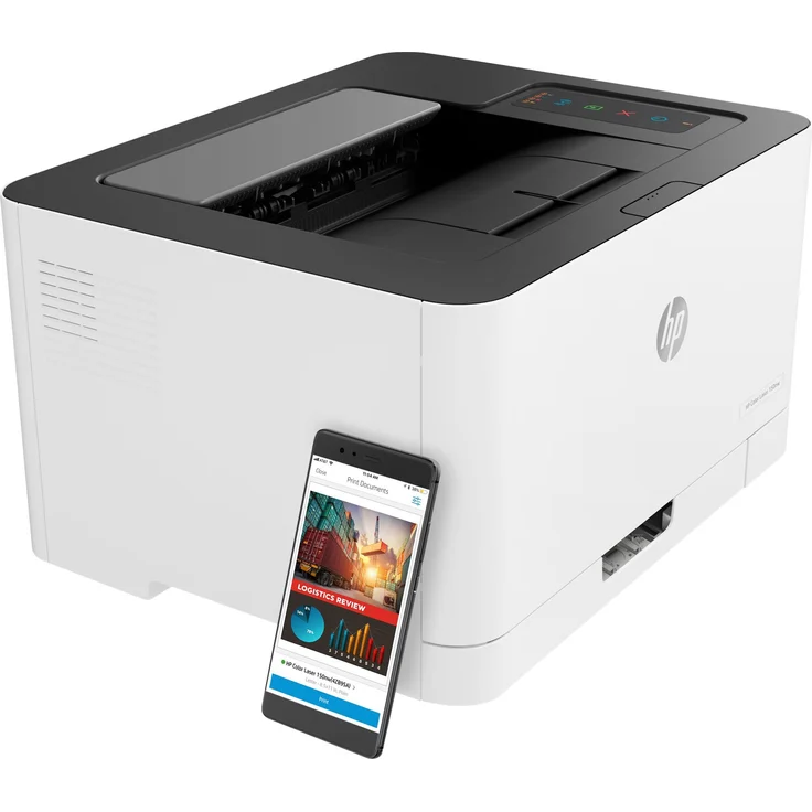 HP Color Laser 150nw - Laserdrucker, Farbe, Auflösung: 600 x 600 dpi, Druckgeschwindigkeit (S/W): 18 S/min, Papierzufuhr: 150 Blatt (4ZB95A) – Bild 7