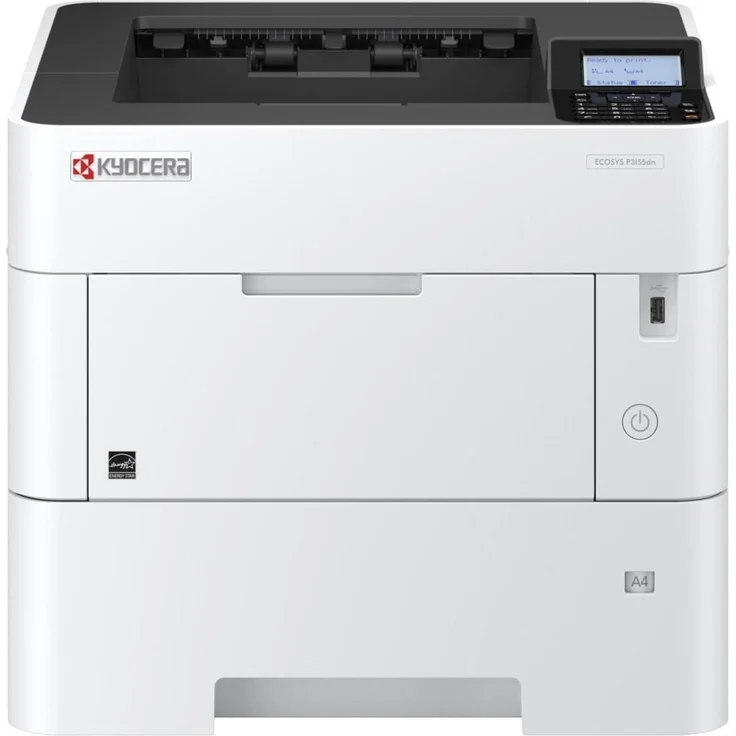 Kyocera Ecosys P3155dn - Laserdrucker, Mono, Auflösung: 1200 x 1200 dpi, Druckgeschwindigkeit (S/W): 55 S/min, Papierzufuhr: 600 Blatt (1102TR3NL0) – Bild 3