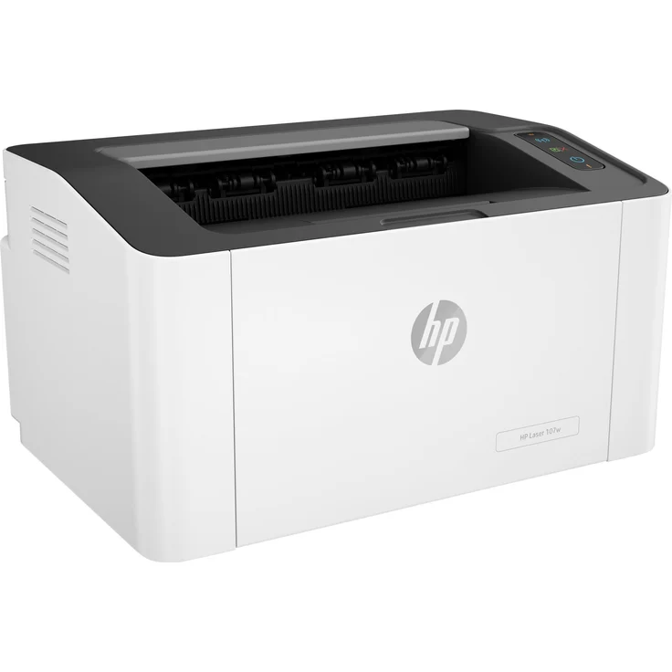 HP Laser 107w - Laserdrucker, Mono, Auflösung: 1200 x 1200 dpi, Druckgeschwindigkeit (S/W): 21 S/min, Papierzufuhr: 150 Blatt (4ZB78A) – Bild 2