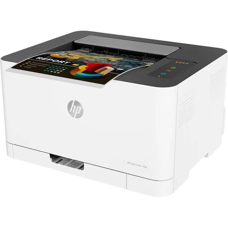 HP Color Laser 150a - Laserdrucker, Farbe, Auflösung: 600 x 600 dpi, Druckgeschwindigkeit (S/W): 18 S/min, Papierzufuhr: 150 Blatt (4ZB94A) – Bild 2