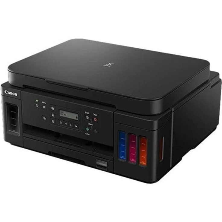 Canon PIXMA G6050 (3-in-1) Multifunktionsdrucker - (Tintenstrahl) Farbe, Druckgeschwindigkeit: 13 s/w, 6,8 Farbe, Auflösung: 4800 x 1200, USB, LAN, WLAN, AirPrint, Cloud Print (3113C006) – Bild 6
