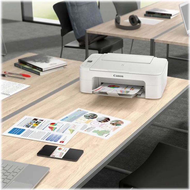 Canon PIXMA TS3351 (3-in-1) Multifunktionsdrucker - (Tintenstrahl) Farbe, Druckgeschwindigkeit: 7,7 s/w, 4 Farbe, Auflösung: 4800 x 1200, USB, WLAN, AirPrint, Cloud Print (3771C026) – Bild 6