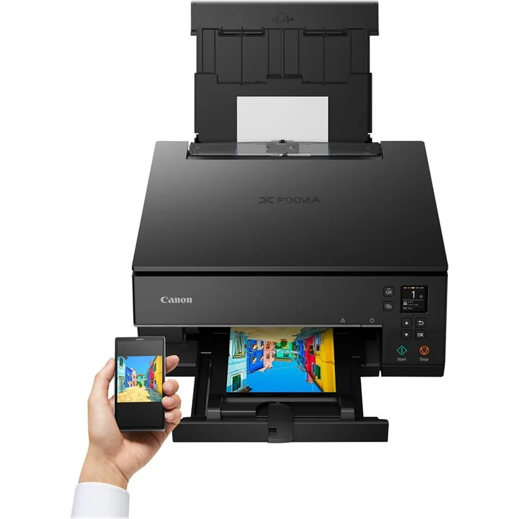 Canon PIXMA TS6350 (3-in-1) Multifunktionsdrucker - (Tintenstrahl) Farbe, Druckgeschwindigkeit: 15 s/w, 10 Farbe, Auflösung: 4800 x 1200, USB, WLAN, AirPrint, Wi-Fi Direct, Cloud Print (3774C006) – Bild 5