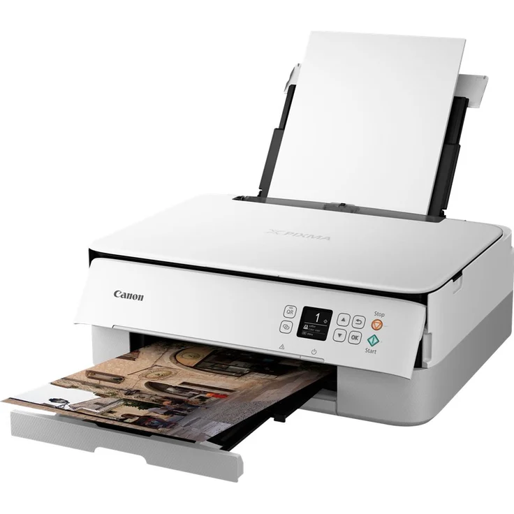 Canon PIXMA TS5351a (3-in-1) Multifunktionsdrucker - (Tintenstrahl) Farbe, Druckgeschwindigkeit: 13 s/w, 6,8 Farbe, Auflösung: 4800 x 1200, USB, LAN, WLAN, AirPrint, Wi-Fi Direct, Cloud Print (3773C026) – Bild 9