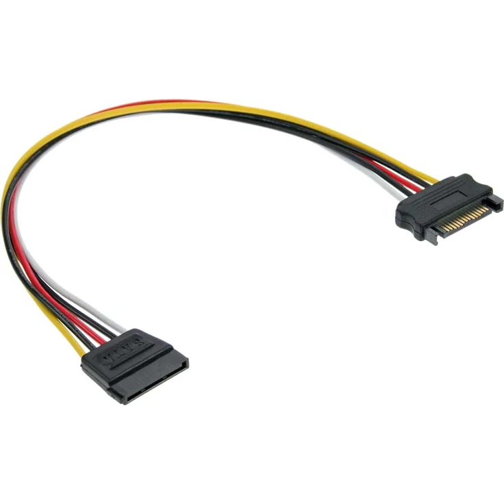 InLine - Netzteil - 15 PIN SATA Power (M) - 15 PIN SATA Power (W) - 30 cm (29651A) – Bild 2