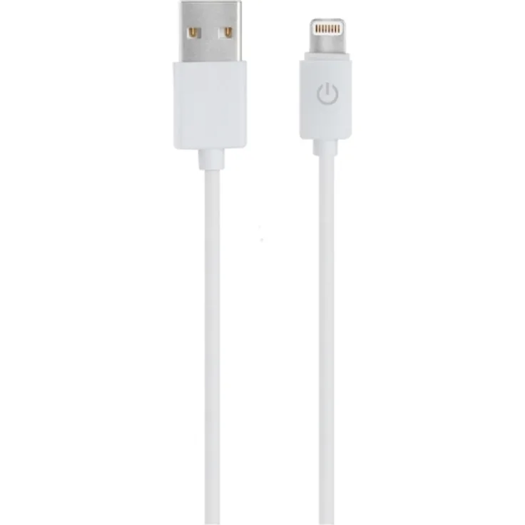 Lade/Datenkabel lightning 1m weiß MFI-certified (255649)