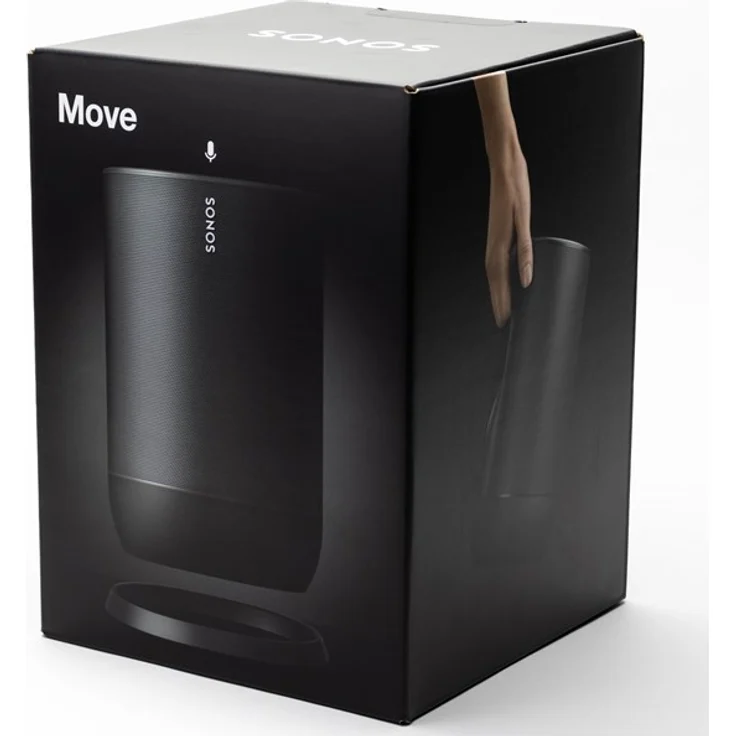 Sonos Move Multiroom-Lautsprecher mit Alexa, Google Assistant, wetterfest, stoßfest, geeignet für Indoor, Outdoor, schwarz – Bild 12