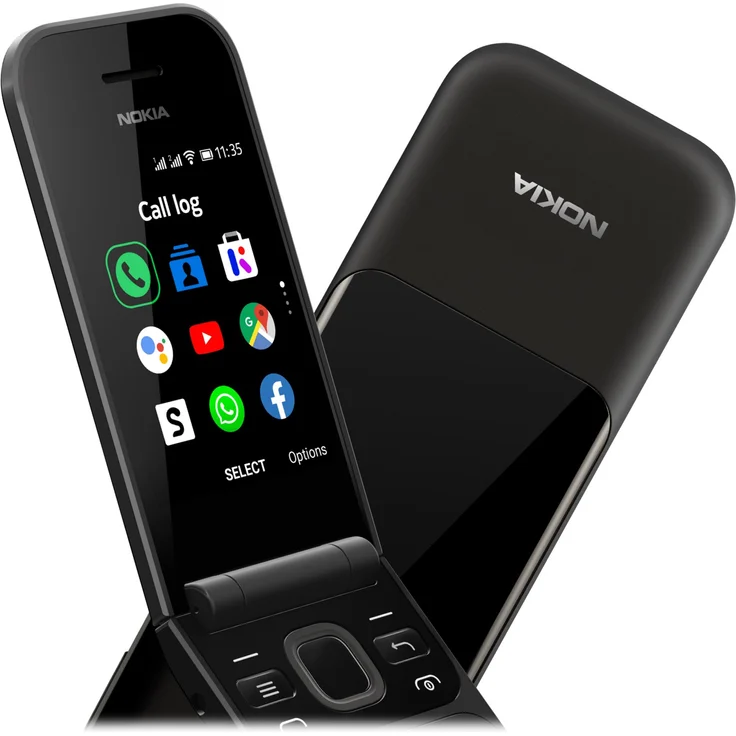 Nokia 2720 Flip Klapphandy (7,1cm (2,8 Zoll), 4GB Interner Speicher, 512MB RAM, Dual-SIM, KaiOS) schwarz – Bild 7