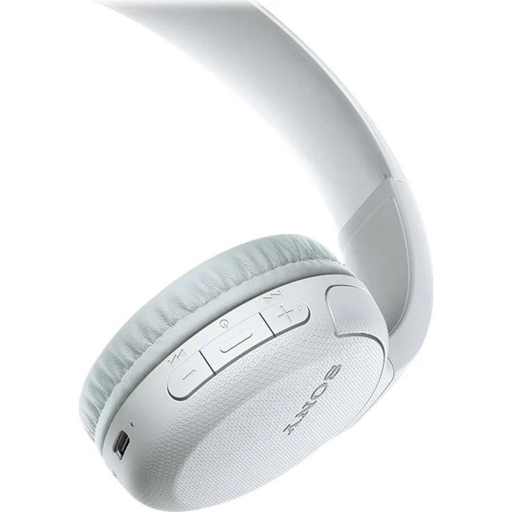 Sony WH-CH510 On-Ear-Kopfhörer, mit Bluetooth, Mikrofon, weiß – Bild 5