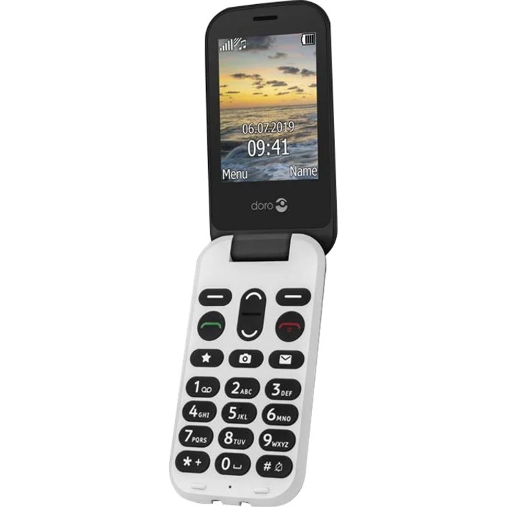 Doro 6060 - GSM Mobiltelefon im eleganten Klappdesign (3 MP Kamera, 2,8 Zoll (7,11cm) Display, GPS, Bluetooth) schwarz – Bild 6