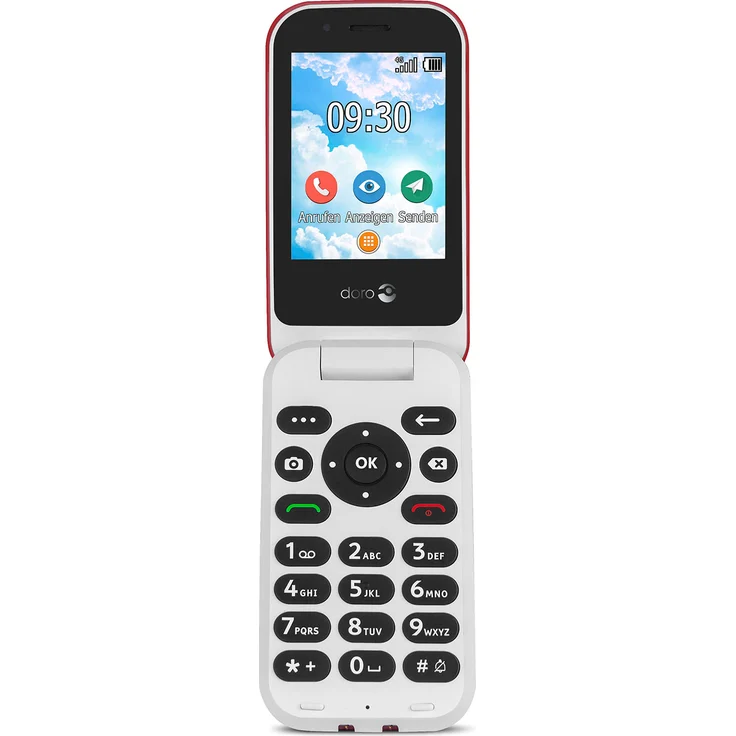 Doro 7010 - 4G Mobiltelefon (3 MP Kamera, 2,8 Zoll (7,11cm) Display, LTE, GPS, Bluetooth, WhatsApp, Facebook, WiFi) weiß – Bild 6