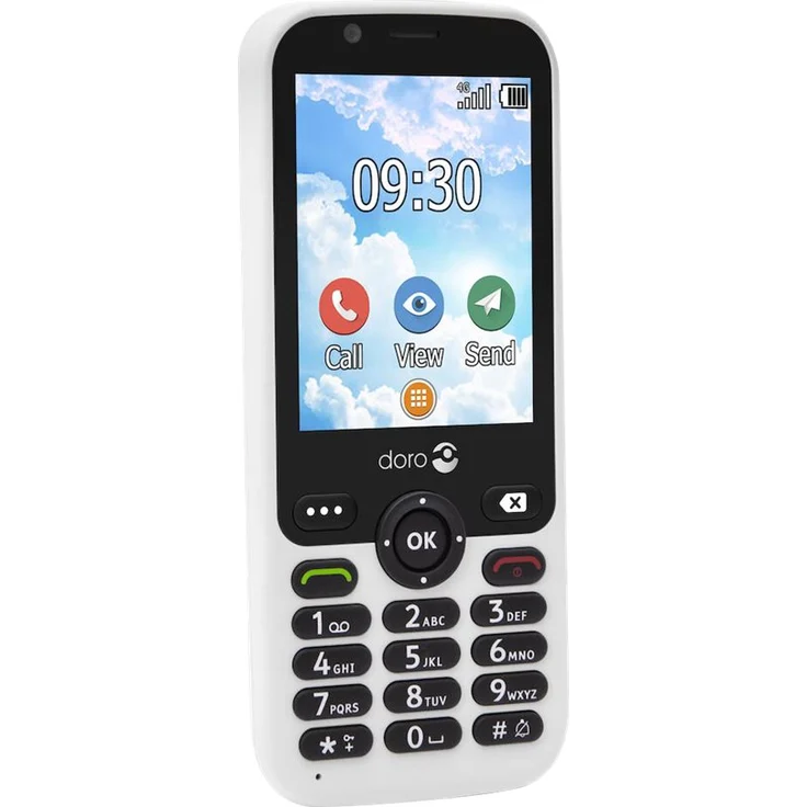 Doro 7010 - 4G Mobiltelefon (3 MP Kamera, 2,8 Zoll (7,11cm) Display, LTE, GPS, Bluetooth, WhatsApp, Facebook, WiFi) weiß – Bild 7