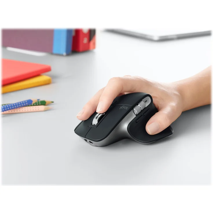 Logitech MX Master 3 for Mac Space Gray, schwarz, USB/Bluetooth (910-005696) – Bild 8