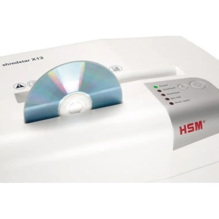 HSM shredstar X13 Aktenvernichter, Sicherheitsstufe P-4, 13 Blatt (Partikelschnitt) mit CD-Schredder - Preisvergleich – Bild 3
