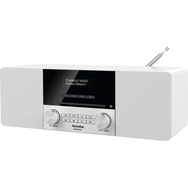 TechniSat DIGITRADIO 3 CD-Radio mit Bluetooth, OLED-Display, Wecker, weiß – Bild 10