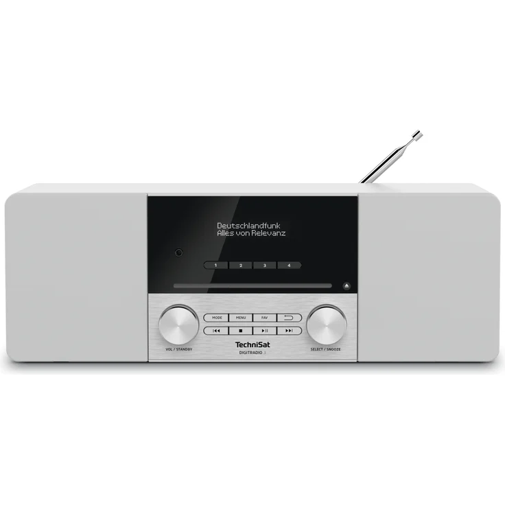 TechniSat DIGITRADIO 3 CD-Radio mit Bluetooth, OLED-Display, Wecker, weiß – Bild 9